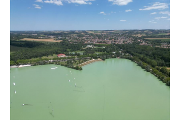 Vue aérienne lac COLARDELLE Léo